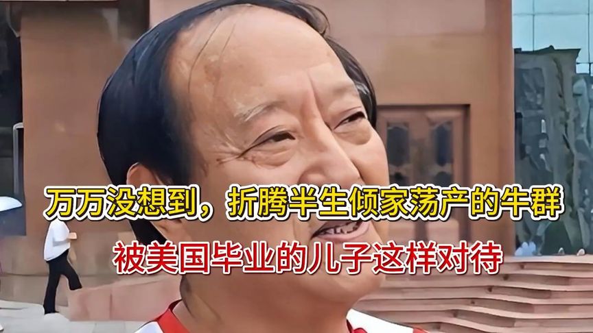 万万没想到,折腾半生倾家荡产的牛群,被美国毕业的儿子这样对待