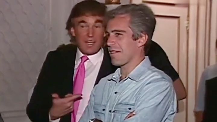 1992年，在海湖庄园的视频资料，特朗普当时与他关系不错。