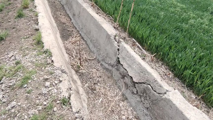 就这样的水利设施怎么能称为高标准农田？